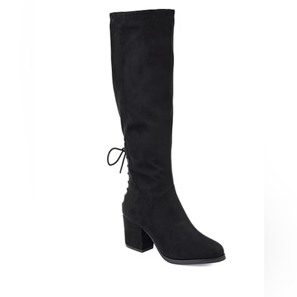 JOURNEE Collection Leeds Black Knee High Boots Size 9